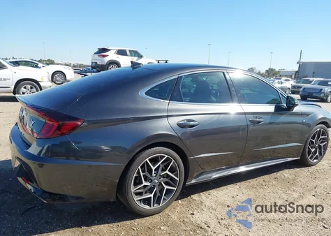 2021 Hyundai Sonata N Line из США, поврежденный, VIN 5NPEK4JC1MH123489